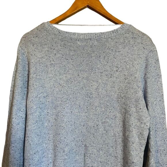 NWT! Karen Scott light blue crew neck knit sweater - Picture 11 of 11
